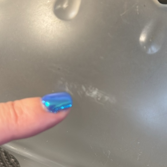 Vintage Tear Drop Frosted White Satin Glass Compote Bowl - Picture 9 of 10